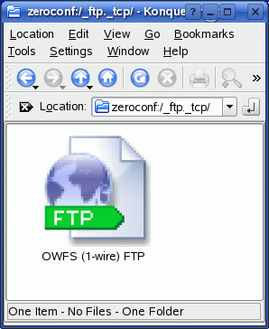 Konqueror zeroconf